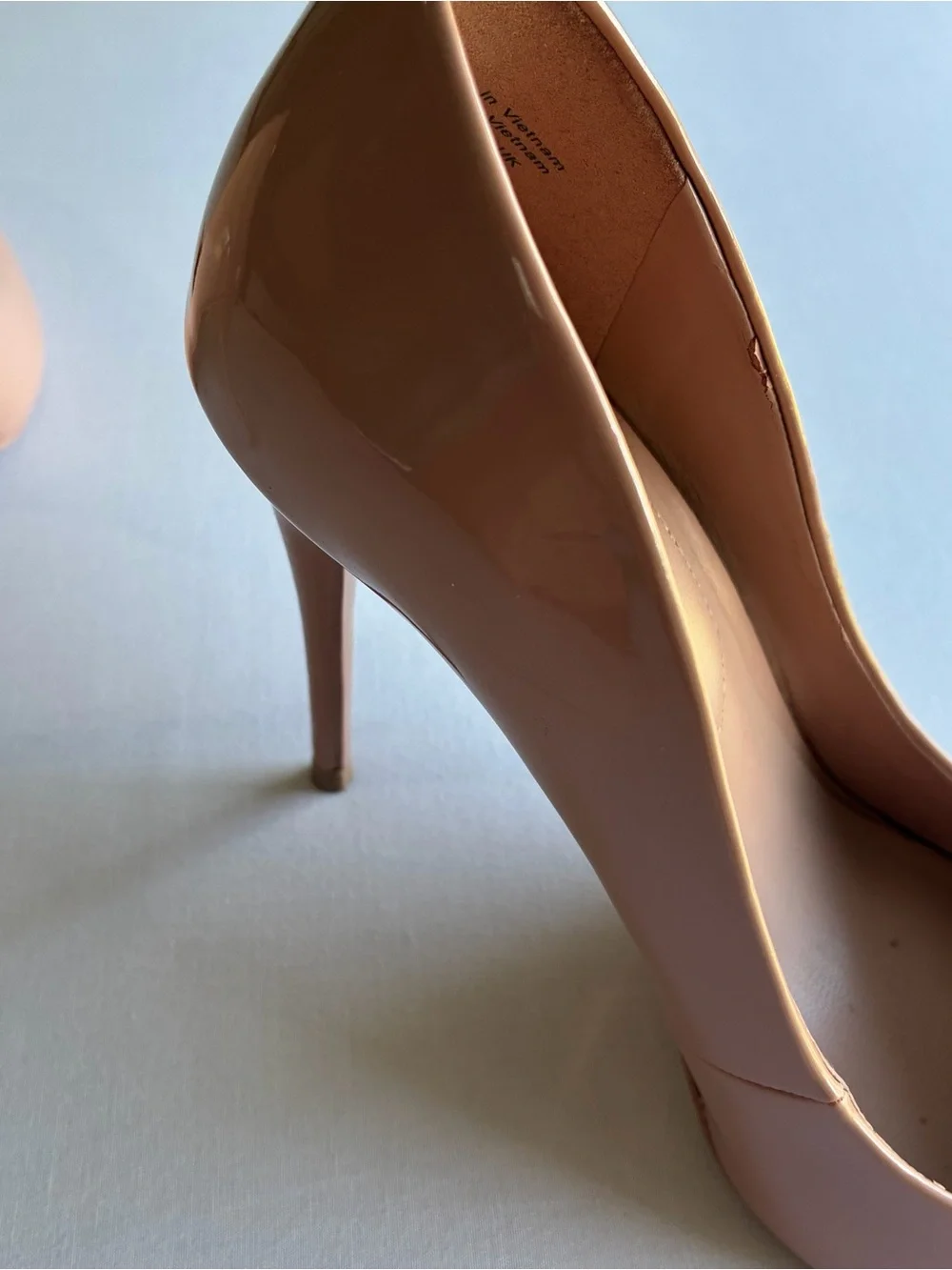 ALDO Stessy Nude Patent Pointed Toe Stiletto Pumps - Size 6